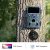 Kameror 4K HD WiFi Trail Camera IR LED Day and Night Dual Usy for Hunting Wildlife Tracking Safety Monitoring Video/Photo Cameras