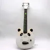 Cartoon style all peach blossom wood body guitar inch four string electric guitar