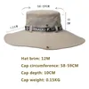 Boonie Hut Männer Antiuv Sonnenhüte Outdoor Fischerei Mütze Mode große Randkappen Frauen Sommer Männlicher Eimer Sombrero Gorros 240417