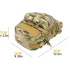 Pakt tactische hydratatie Backpack Militaire gevechtstraining Assault Molle Bag Outdoor Hunting Vest achterplaat Carrier Watertas 1pc