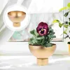 Vazolar küçük çiçek centerpieces vintage ev dekoru flowerpot metal su demir dekoratif ofis