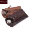 Wallets Contact'S Fashion Genuine Leather Women Key Wallet Keychain Covers Zipper Key Case Bag Key Organizer Holder Housekeeper Keys