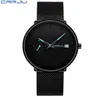 Bayan Kol Saati Crrju New Mens Women Watches Luxury Sport Ultrathin Wrist Watch Men039s Fashion Date Watch Gift8488018