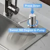 Liquid Soap Dispenser Dishwashing Pressure Extractor Extension Tube Kitchen Sink Dish Detergent Spirit 2-in-1 Return Valve