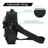 Packs Tactical Shouler Bag Concealed Gun Holster Pistol Carry Pouch Military Edc Gear Pouch Handgun Bag for Outdoor Hunting Camping