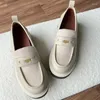 Casual Shoes 24 Summer Travel Comfort LP Loafers Women Cute Style Soft Soled English Wear Convenient Platform Small Leather