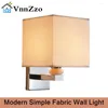 Lampe murale vnnzzo tissu minimaliste moderne Éclairage intérieur LED El chambre chambre salle de bain américaine