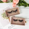 Wholesale Magnetic Eyelashes Cases Packaging Custom Lash Boxes 25mm Mink Eye lashes Fluffy Box Package Vendors 240415