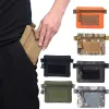 Accessories Tactical EDC Pouch Mini Wallet Card Key Holder Pouch Belt Waist Pack Camping Hiking Hunting Outdoor Portable Coin Purse Military