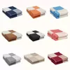 Letter Blanket Soft Wool Scarf Shawl Portable Warm Plaid Sofa Bed Fleece Spring Autumn Women Throw Blankets