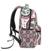 Backpack Hippie Style for Girls meninos viajam sinais de paz Rucksackbackpacks Bolsa de escola adolescente