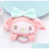 Haaraccessoires Kawaii Fashion Melody Cinnamoroll P Hairband Girls Elastische band 4 kleuren Drop levering Baby Kids Maternity Dhvhl