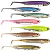 DrFish 56pcs Fishing Soft Plastic Lures Silicone Bait Paddle Tail Shad Worm Swimbaits Freshwater Bass Trout 70mm 80mm 100mm 240407