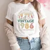 Camicie da donna 2024 Donne camicia Vecchia regalo persistente o NOTTO vestiti femminili harajuku oversize y2k top graphic