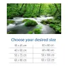 Aquários Aquários Aquário Decoração de adesivos para tanques de peixes HD Jungle Green Sella Streams 3D Poster Imprimir papel de parede PVC