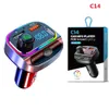 Kit per auto Bluetooth Nuovo ricevitore FM 5.0 FM Ricevitore Music Music Player Wireless Chiama Dual USB Type-C 3.1A QC3.0 PD 20W Carica rapida D DHVUG