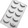 27 Style 5 Paies 1050100 Boîtes Natural 3D Falk Fals Falshes Makeup Faux Faux Eye Lash Faux Cils Make Up Beauty Maquiagem 240416