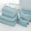 Bags 6pcs Packing Cubes For Travel Organizer Storage Bag Set For Clothes Portable Luggage Organizer Pouch Shoes Bag Tidy Organizer