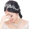 Clips de cheveux Mariage Bridal Tiara Crown Rhingestones Band Star Band Bride Head Poice For Women Ornements Pageant Head Jewelry Accessoires