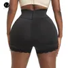 Shapewear Kadın Sakinsiz Kalça Butt Padleri Saatli Kontrol Panties Yastıklı Ganimet Artırıcı Kısa İç çamaşırı Şakacı 240420