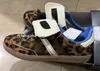 Oryginalny projektant Casual Wales Bonner Buty Leopard Drukuj Męskie damskie buty ręczne buty do biegania na zewnątrz Spzl Designer Treakers