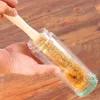 Wooden Hand Coconut Cup Natural Palm Brushes Long Handle Pot Glass Bottle Brush Kitchen Tableware Cleaning Tools Th1193 le