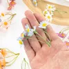 Decorative Flowers 100Pcs Artificial SunFlowers Fake Daisy Wedding Bridal Accessories Clearance Scrapbook Needlework Christmas Decorations