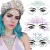 3D Sexy Face Tattoo Autocollants Tattoos temporaires Fausse sage S Masquerade pour femmes bijoux de fête 240418