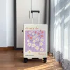 Luggage Fashion suitcase ins net red travel luggage bag trolley suitcase student strong durable password boarding box 20/24/26 inch