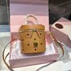 Luxur Designer MC Bucket Bag Läder Messenger Cosmetic Makeup Ladies With Shoulder Rem Clutch Men Womens Plånbok Dhgate Crossbody Väskor LR