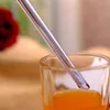 Slaning Milk Glass Kolorowe herbatę słomki słomki wielokrotnego użytku sok kawa słomka domowa impreza ślubna akcesorium th1083