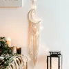 Macrame Dream Catcher Nordic Moon Star Hanging Wall Tobestry Ramadan Dekoracja do domu Eid Mubrack Pokój wystrój Boho Kid Phoinsery 240409