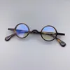 Óculos de sol Quadrões de 34 mm de acetato de quadro Mulheres mulheres vintage pequenos olhos redondos clear óculos ópticos óculos de prescrição Oculos Oculos