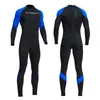 Yetişkin Sörf Wetsuit Erkekler Naylon Güneş Kafası Kumaş Mayo Dalış Takımı Tam Şnorkel Vücut Takımları 05mm 240409