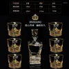 Wine Glasses Bohemian Gold-lined Crystal Glass Whiskey Home European-style Lead-free Foreign Seven-piece Set