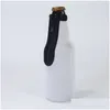 ドリンクウェアハンドルネオプレンビールボトルスリーブ昇華空白再利用可能な挿入袖ERドロップデリバリーホームガーデンキッチンダイニングB DHQVS