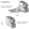 Ventilateurs de ventilateur de ventilateur d'air d'extracteur de toilettes de salle de bain 230V 100 mm avec interrupteur de minuterie