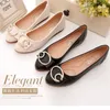 Tanzschuhe Frauen falten Ballett Flats Patent pu LeaThe Ladies Flat Fashion Slates Bowtie 2024