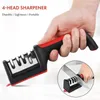 1pc Cozinha Faca multifuncional Apontador de faca de mão Fast Cutting Edge Stones Stone Scissors Sharpner