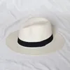 Panama Straw Hat Braided Jazz Straw Hat Men's and Women's Summer Sunshade Hat