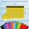 36Pcs 3 Ring Binder Pencil Pouches Zipper Pouch Double Pocket Bag Mesh Window Case For Students Stationery