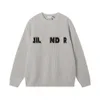 Designer Luxury Classic Sanderss Fashionable Versatile Casual Comfortable Minimalist Style High Street Letter Three-dimensional Embroidery Sweater