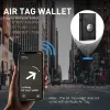 Portefeuilles semorid nieuwe airtag -portemonnee, minimalistische portemonnee voor mannen voor Apple Airtag, slimme portemonnee met airtag houder, Air Tag Wallet for Men