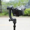 Monopods Professionelle 360 -Grad -Panorama Gimbal Head Pan Tilt Aluminium Stativkopf Schnellfreisetzung für DSLR -Kamera -Teleobjektiv