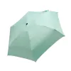 Kobiety luksusowe lekkie parasol czarna powłoka parasol 5 -krotnie słońce deszczowy parasol unisex podróż do kieszonka mini parasol