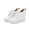 Casual Shoes Fashion Waterproof Platform Wedge Sports Women's Spring And Autumn Comfort Girls' Lace Up