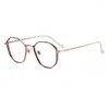 Sunglasses Frames Round Frame Retro Nearsighted Pure Titanium Glasses Ultra-light