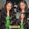 Tewjig 250 Densidade 30 40 polegadas 13x6 HD Lace transparente Wigs Frontal Wave Human Human Human 13x4 Lace Front Wig para Mulheres Negras 240409