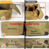 Packs Aufnahme Range Bag Molle System Outdoor Jagdzubehör Nylon Taktische Waffe Hülle Pack Pistolen Werkzeuge Umhängetasche Scharfschütze Schwarz schwarz