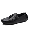 Casual schoenen mannen krokodil patroon loafers lederen handgemaakte mocassins cdriving sneakers mannelijke designer schoenen